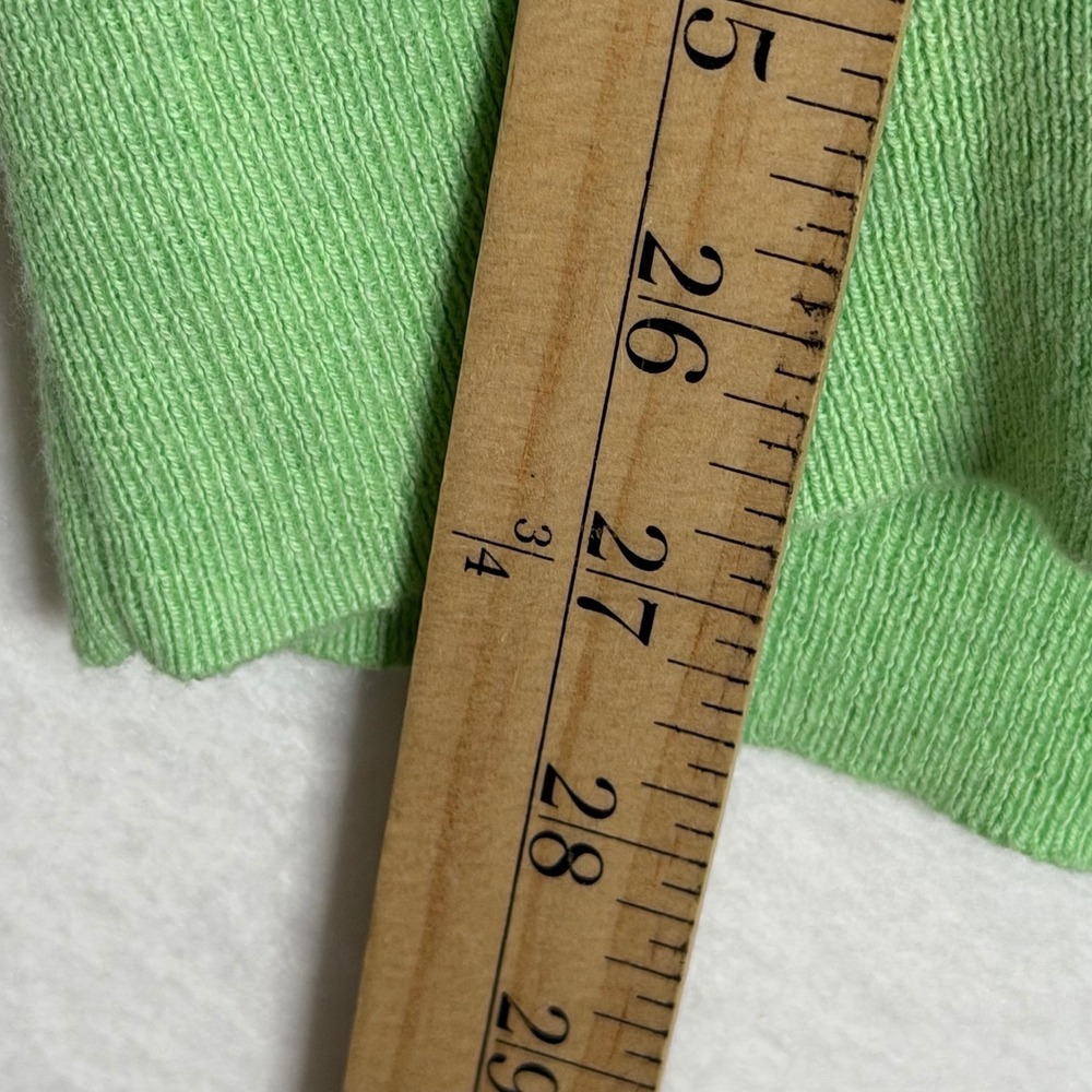 Peter Millar Mens Large Green Sweater Vest Cotton Cashmere Golf Preppy - Picture 11 of 11